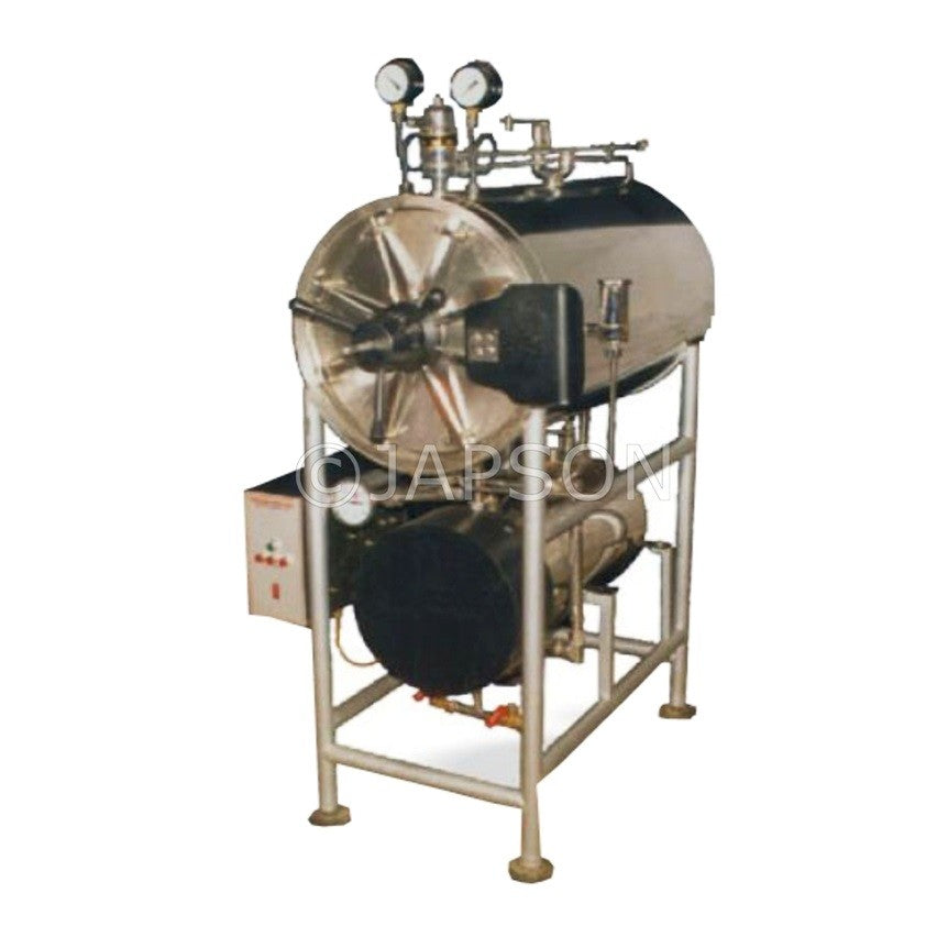 Autoclave, Horizontal, Cylindrical, Double Wall Autoclave, Horizontal, Cylindrical, Double Wall